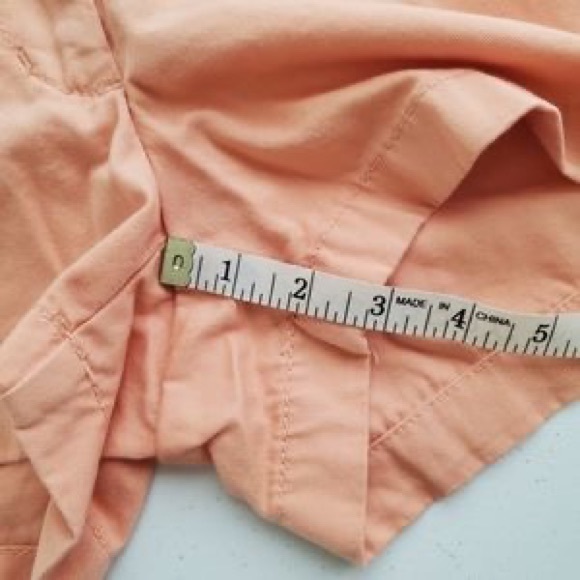 J.Crew 3” Broken-in Chino Short in peach, size 0 - Picture 4 of 5